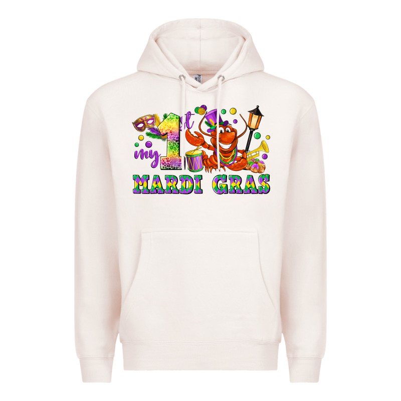 My First Mardi Gras Premium Hoodie by LillyAllenDesigns | Teevron