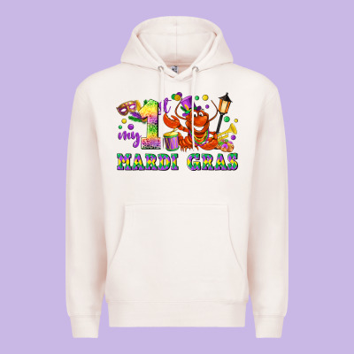 My First Mardi Gras Premium Hoodie Designed By Lillyallendesigns