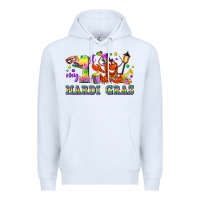 White my first mardi gras Premium Hoodie - LillyAllenDesigns