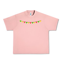 Salmon mexican flags Urban Heavy Tee - FaDigitalArtStudio
