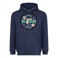 Navy be you inspiration Heavyweight Hoodie - MaliasSmallBusiness