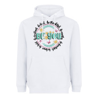 White be you inspiration Heavyweight Hoodie - MaliasSmallBusiness