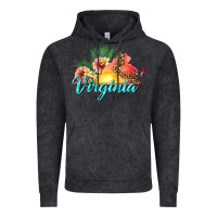 Vintage Black summer virginia Vintage Hoodie - texasbilliewilder