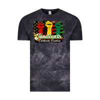 Cloud Black juneteenth celebrate freedom Vintage Tee - HRA Design Shop