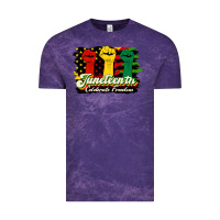 Cloud Purple juneteenth celebrate freedom Vintage Tee - HRA Design Shop