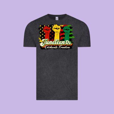 Juneteenth Celebrate Freedom Vintage Tee Designed By Hra Design Shop