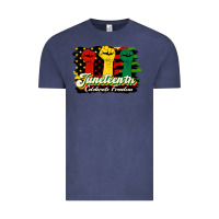 Vintage Denim juneteenth celebrate freedom Vintage Tee - HRA Design Shop