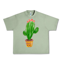 Oil Green mexican cactus Urban Heavy Tee - FaDigitalArtStudio