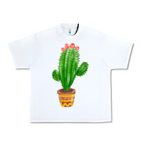 White mexican cactus Urban Heavy Tee - FaDigitalArtStudio