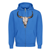 True Royal bullskull Zipper Hoodie - Artiststas