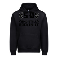 Black 50 Birthday Rock Urban Hoodie - Bettercallsaul
