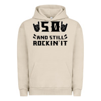 Pigment French Oak 50 Birthday Rock Urban Hoodie - Bettercallsaul
