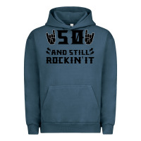 Pigment Midnight Navy 50 Birthday Rock Urban Hoodie - Bettercallsaul