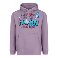 Lavender i love you to the moon and back Heavyweight Hoodie - MaliasSmallBusiness