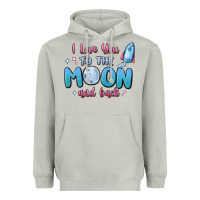 Moon Dust i love you to the moon and back Heavyweight Hoodie - MaliasSmallBusiness