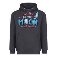 Smoke i love you to the moon and back Heavyweight Hoodie - MaliasSmallBusiness