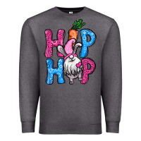 Charcoal Heather Easter hip hop gnome Premium Sweatshirt - NancyCooperArtShop