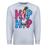 Heather Grey Easter hip hop gnome Premium Sweatshirt - NancyCooperArtShop