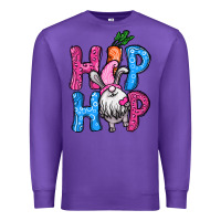 Purple Easter hip hop gnome Premium Sweatshirt - NancyCooperArtShop