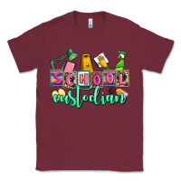 Burgundy school custodian Classic Tee - AdoDesignShop