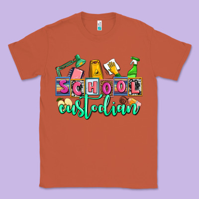 School Custodian Classic Tee Designed By Adodesignshop