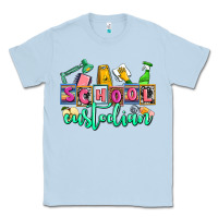 Dusty Blue school custodian Classic Tee - AdoDesignShop