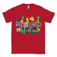 Red school custodian Classic Tee - AdoDesignShop