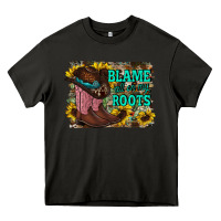 Asphalt blame all on my roots Heavy Core Tee - RacoonDesign