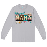 Moon Dust daisy blessed mama Long Sleeve Tee - AdoDesignShop