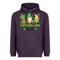 Plum shenanigans squad gnomes st. patricks day Heavyweight Hoodie - MaliasSmallBusiness