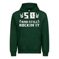 Forest Green 50 birthday rock whitw Urban Hoodie - Bettercallsaul