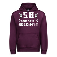 Mauve Wine 50 birthday rock whitw Urban Hoodie - Bettercallsaul
