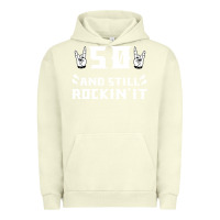 Pigment Pistachio 50 birthday rock whitw Urban Hoodie - Bettercallsaul
