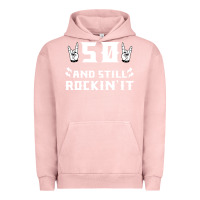 Pigment Salmon 50 birthday rock whitw Urban Hoodie - Bettercallsaul