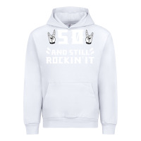 White 50 birthday rock whitw Urban Hoodie - Bettercallsaul