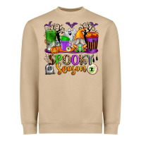Mushroom Spooky Season Coffee Cups Heavyweight Sweatshirt - texasbilliewilder