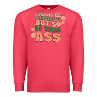 Cardinal i might be a handful but so is this ass Premium Sweatshirt - MaliasSmallBusiness