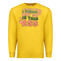 Lemon i might be a handful but so is this ass Premium Sweatshirt - MaliasSmallBusiness