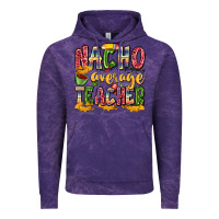Cloud Purple nacho average teacher Vintage Hoodie - Zillion Design Studio