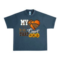 Midnight Navy my heart is on that court Urban Heavy Tee - HRA Design Shop