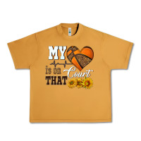 Peanut Butter my heart is on that court Urban Heavy Tee - HRA Design Shop