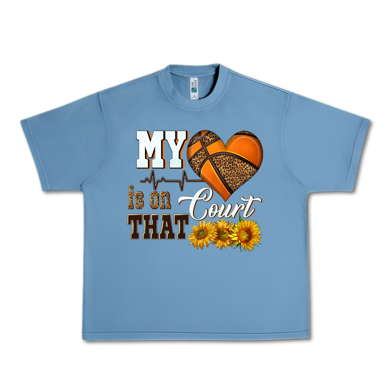 My Heart Is On That Court Urban Heavy Tee by HRA Design Shop | Teevron