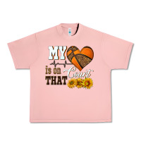 Salmon my heart is on that court Urban Heavy Tee - HRA Design Shop