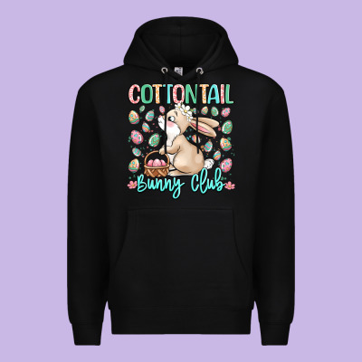Cottontail Bunny Club Premium Hoodie Designed By Lillyallendesigns
