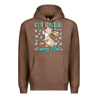 Chestnut cottontail bunny club Premium Hoodie - LillyAllenDesigns