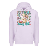 Lilac cottontail bunny club Premium Hoodie - LillyAllenDesigns