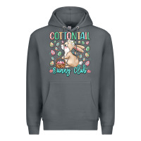 Rock cottontail bunny club Premium Hoodie - LillyAllenDesigns