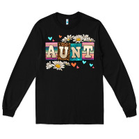 Black daisy aunt Long Sleeve Tee - AdoDesignShop