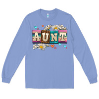 Colony Blue daisy aunt Long Sleeve Tee - AdoDesignShop