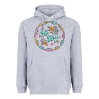 Heather Grey yo soy inspiration Heavyweight Hoodie - MaliasSmallBusiness